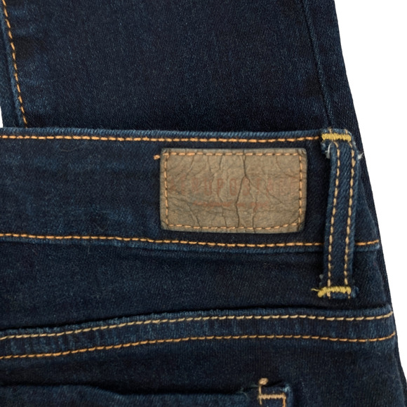 Aeropostale Low Rise Dark Wash Skinny Jeans Leggings - Picture 10 of 11